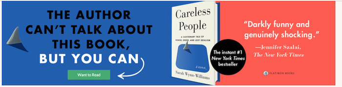 "the author can't talk about this book but you can" marketing campaign for book Careless People