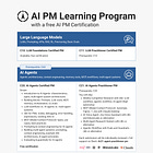 C21. AI Agents Practitioner PM (AI PM Learning Program)