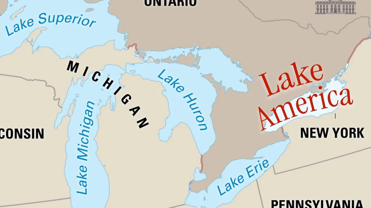 Trump names Lake Ontario &ldquo;Lake America&rdquo;