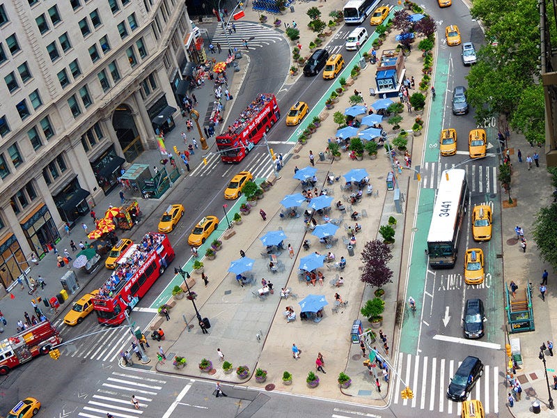 Seven Designers vie for Flatiron Public Plaza Holiday Design Competition