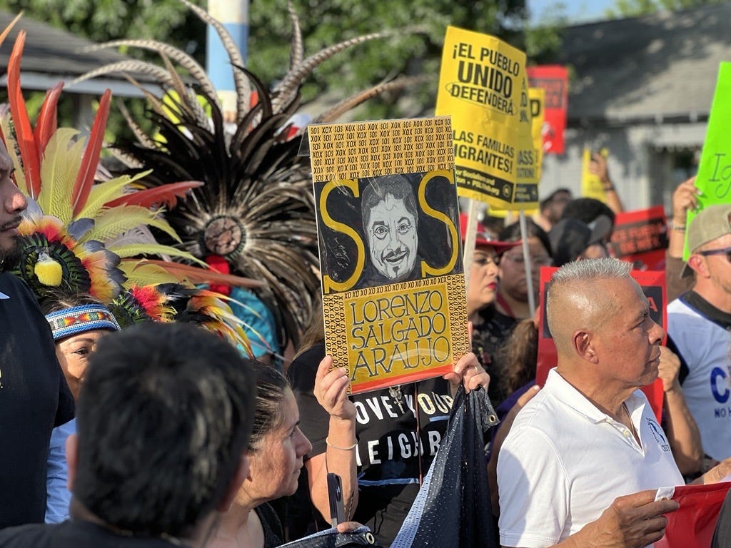 Hundreds march in protest of fatal ICE shooting in Houston's Magnolia Park – Houston Public Media Hundreds march in protest of fatal ICE shooting in Houston's Magnolia Park – Houston Public Media