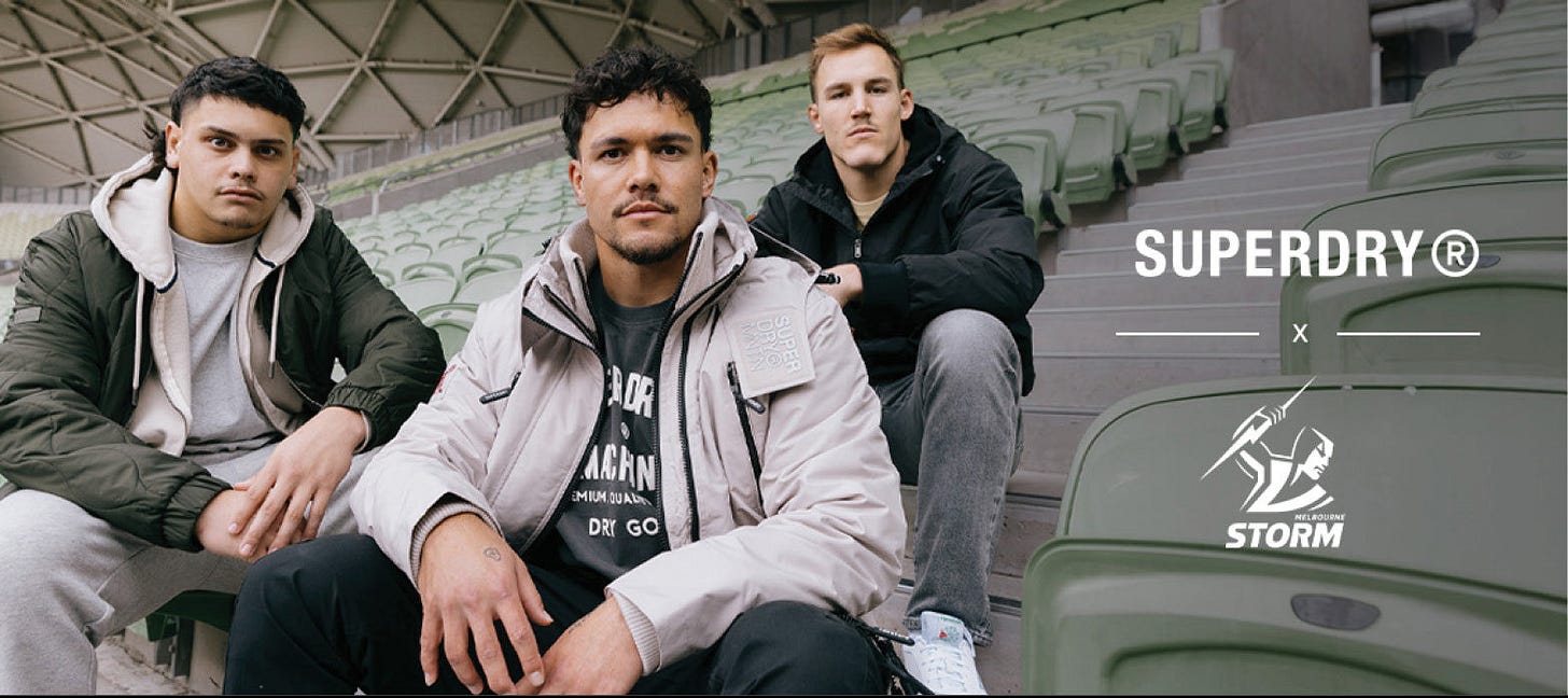 Superdry x Melbourne Storm