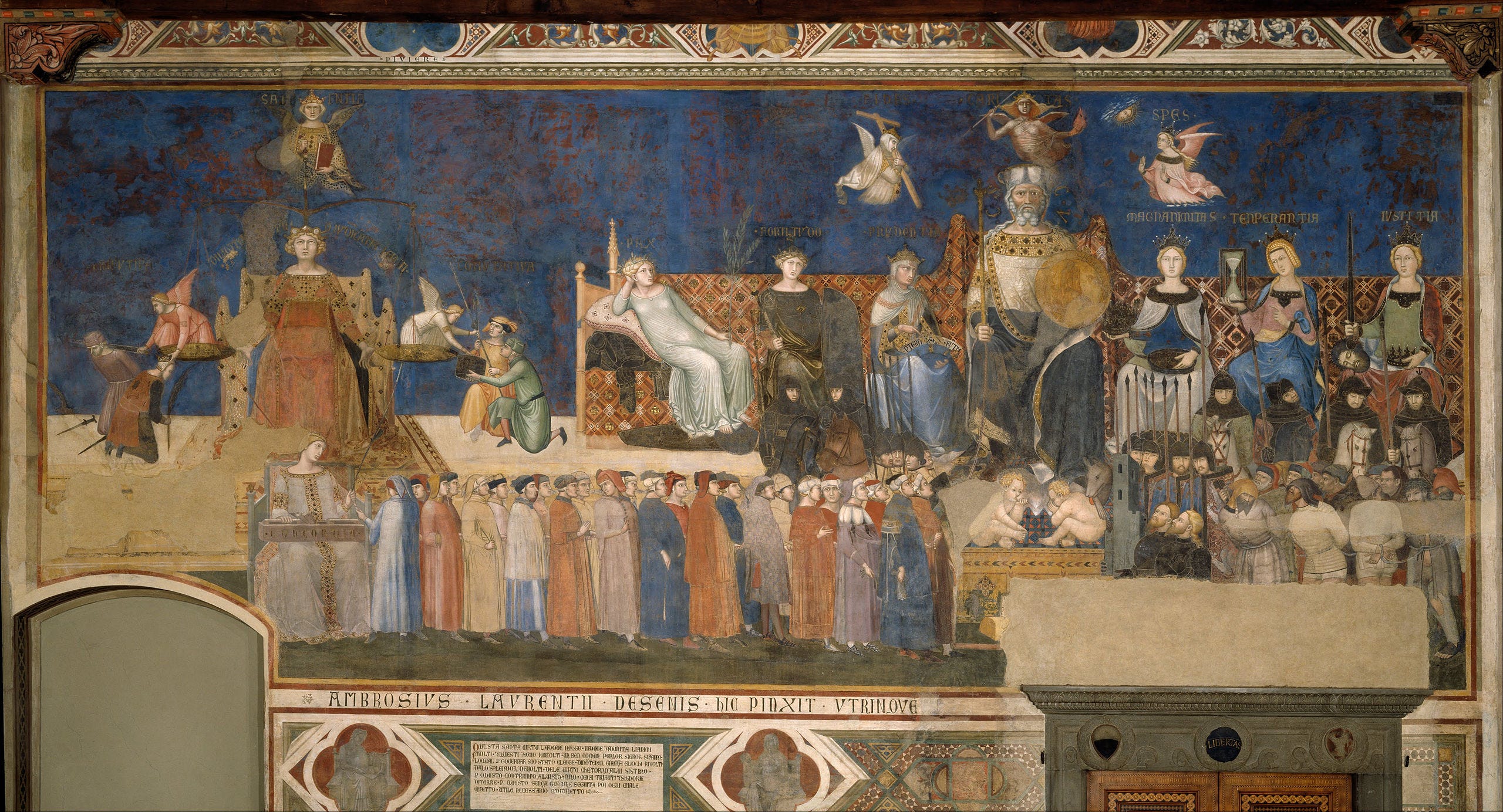 'The Allegory of Good and Bad Government' (A. Lorenzetti): Why these ...