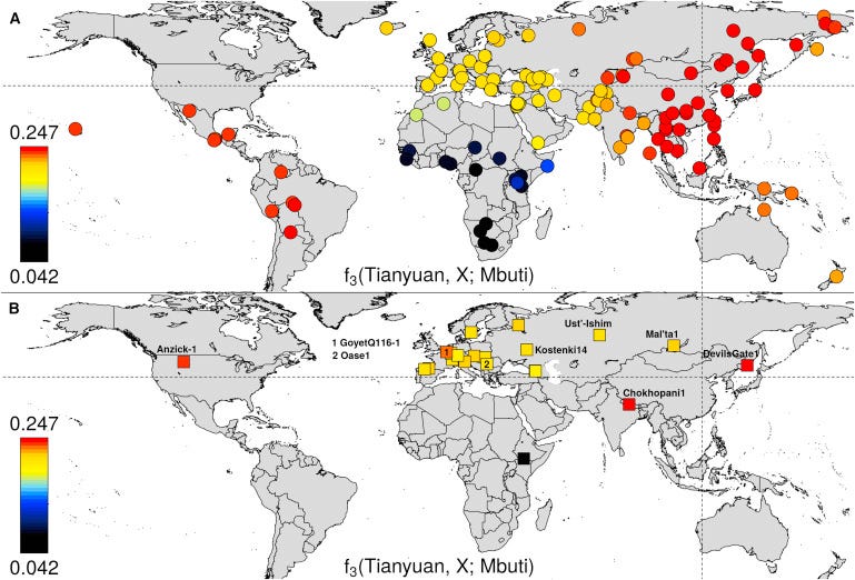 40,000-Year-Old Individual from Asia Provides Insight into Early Population  Structure in Eurasia - ScienceDirect