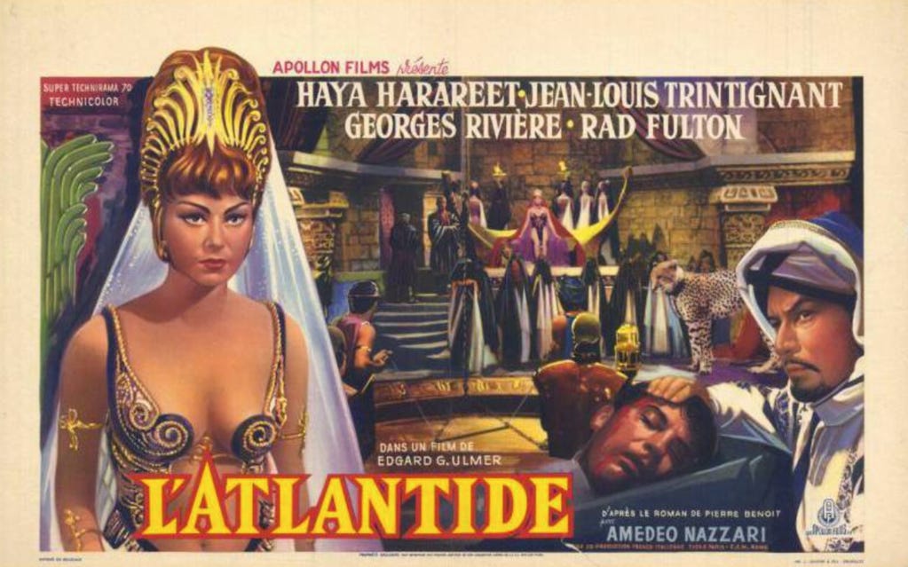 L'Atlantide de Edgar G. Ulmer, Giuseppe Masini (1960) - Unifrance