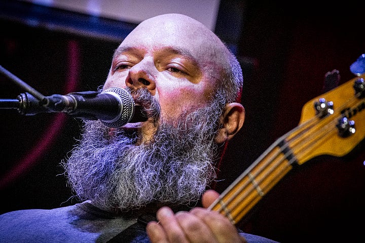 Jason Cooper, Bass and Vocals, Big Find / all photos by author