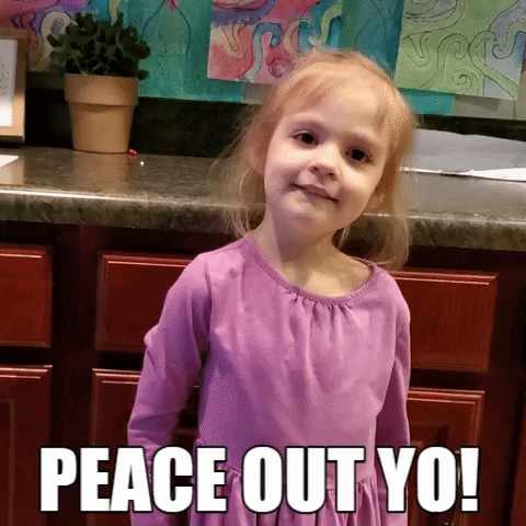 Peace Out Raddad GIF by Kid-A-Loo Peace Out Raddad GIF by Kid-A-Loo