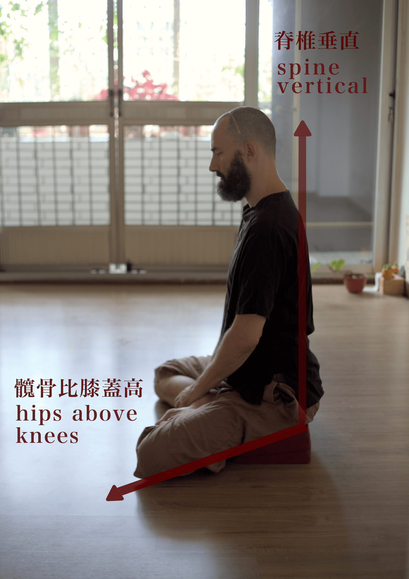 explanatory graphic for zazen meditation posture explanatory graphic for zazen meditation posture
