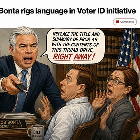 California AG Rob Bonta Rigs Language in Voter ID Initiative