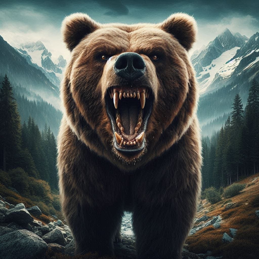 Darwin on investing: A brown bear