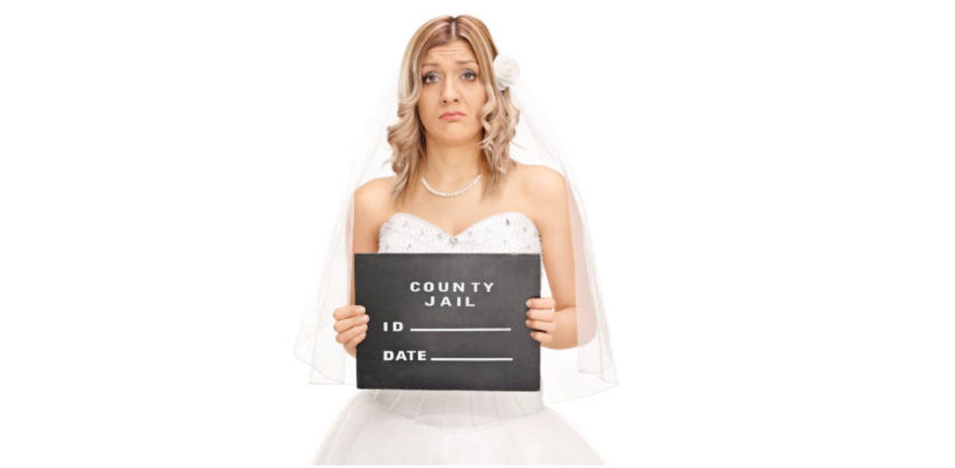 arrested bride