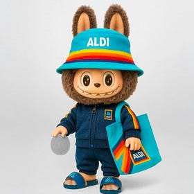 Labubu fever hits the supermarket aisle