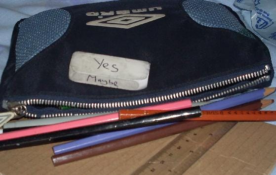 Yes No Maybe rubber | Don't Look Back In Anger - a 90s nostalgia blog