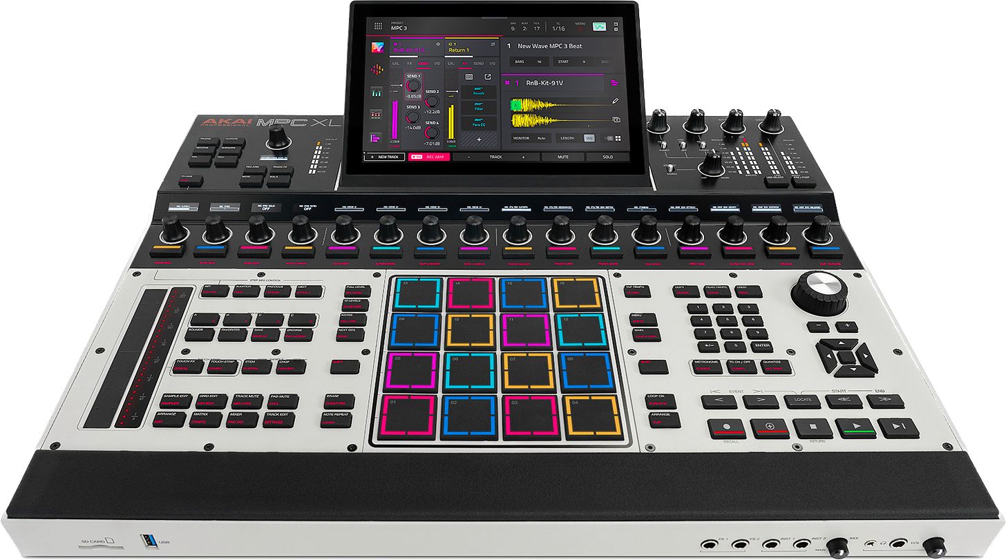 canva graphic with technical features of the MPCXL and MPC One G2 canva graphic with technical features of the MPCXL and MPC One G2
