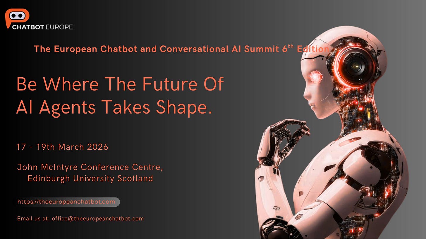 THE EUROPEAN CHATBOT & CONVERSATIONAL AI SUMMIT