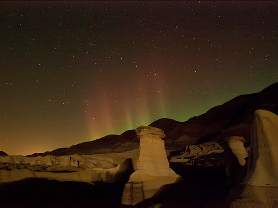 Hoodoo Aurora Borealis. 