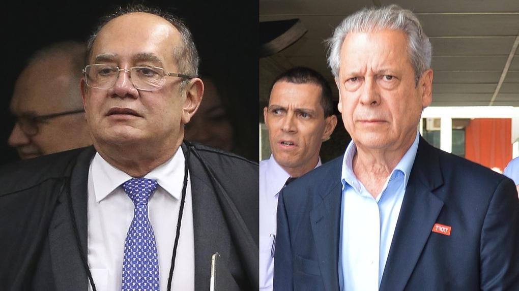 Lava Jato: Gilmar Mendes anula as condenações de José Dirceu Lava Jato: Gilmar Mendes anula as condenações de José Dirceu