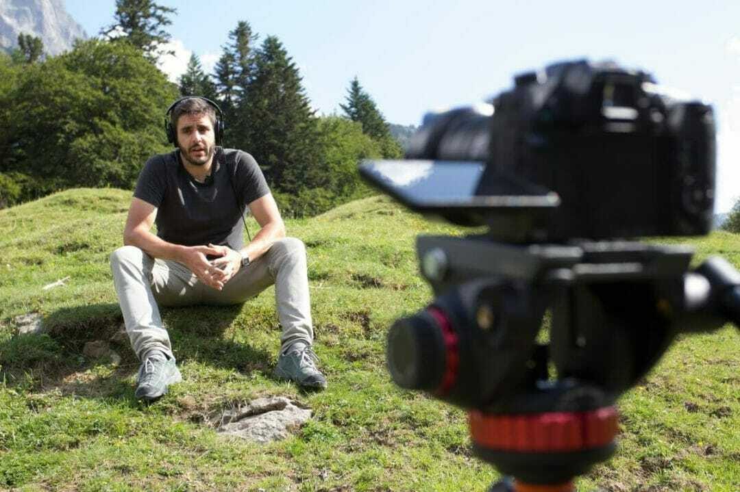 Punto di interesse travel video editing