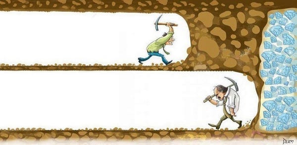 I hope You Quit. Rarely do men go to school to spend… | by Kirk j Barbera |  Ascent Publication | Medium