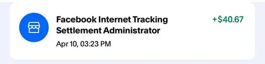 Facebook Class Action Settlement Payment