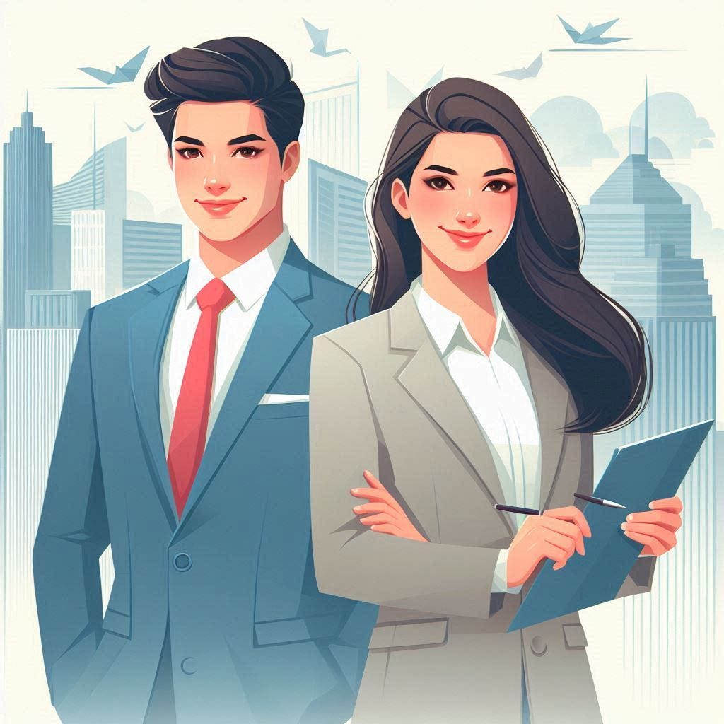 The banner image was created using Microsoft Copilot. Prompt for the image - "create an image of a man and a woman from India based in Gurugram in their 20s who seem to be extremely successful in their corporate careers" The banner image was created using Microsoft Copilot. Prompt for the image - "create an image of a man and a woman from India based in Gurugram in their 20s who seem to be extremely successful in their corporate careers"