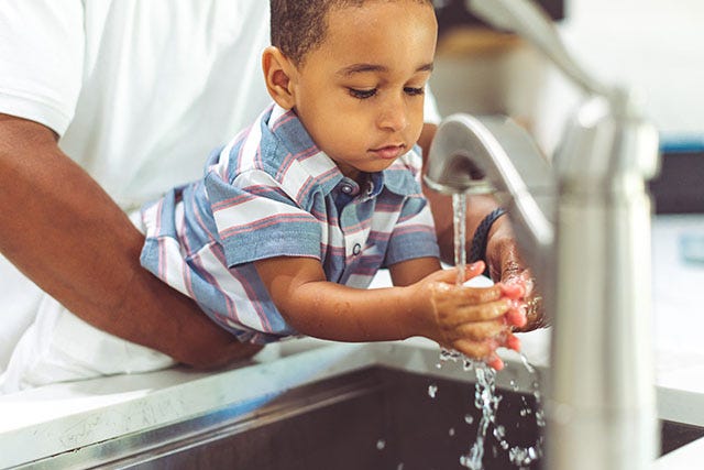 Introducing your toddler to hand-washing - Ovia Health