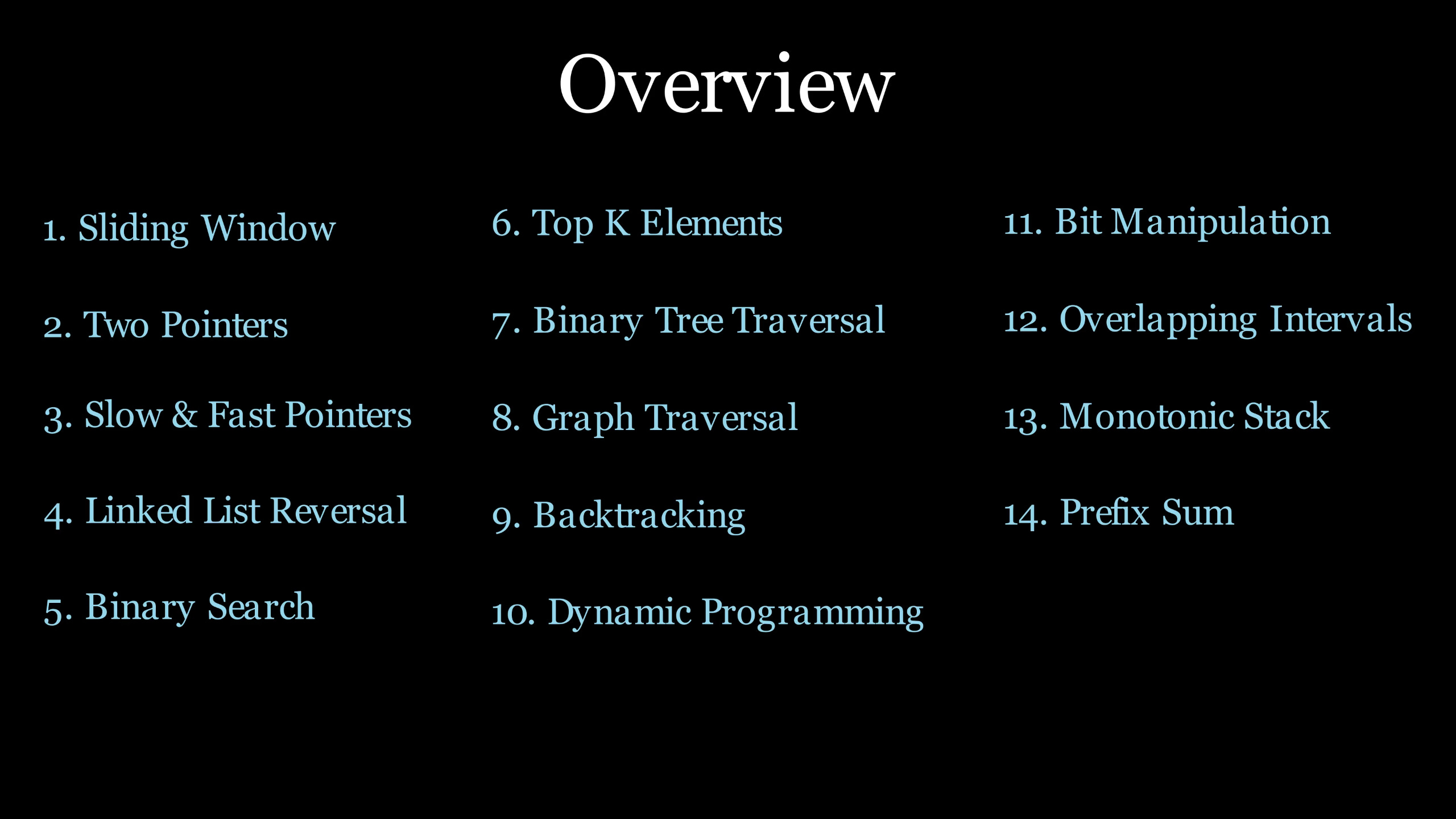 14 LeetCode Patterns to Solve Any Question