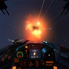 Grim universe, fun space battles.