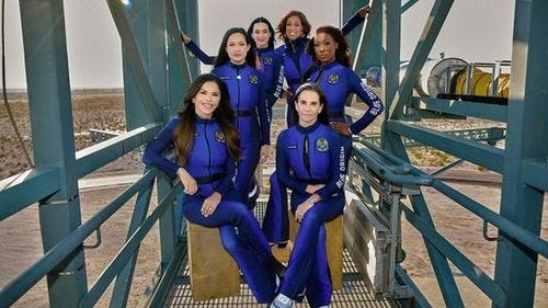 Blue Origin launches Katy Perry, all-female crew into space, completes safe landing