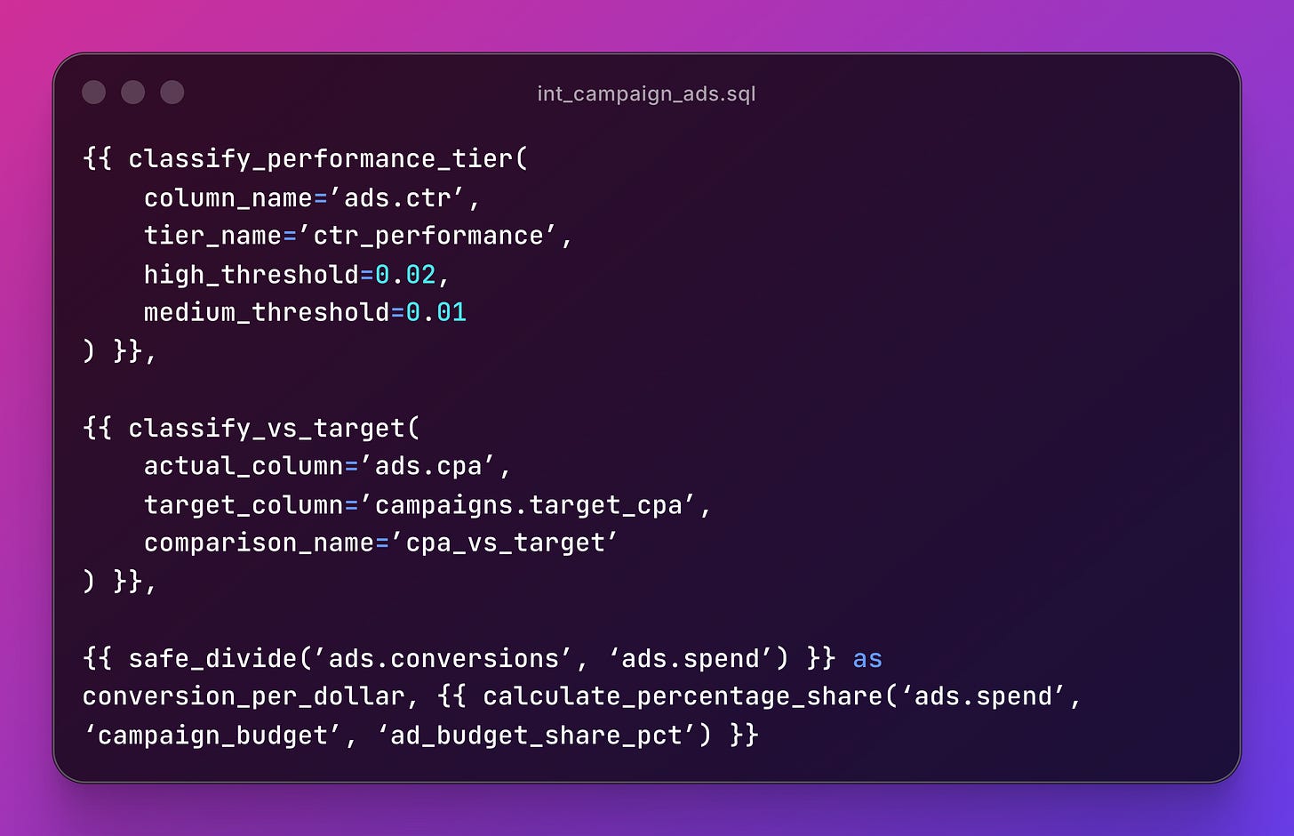 SQL to dbt guide: Macros & Code Reusability
