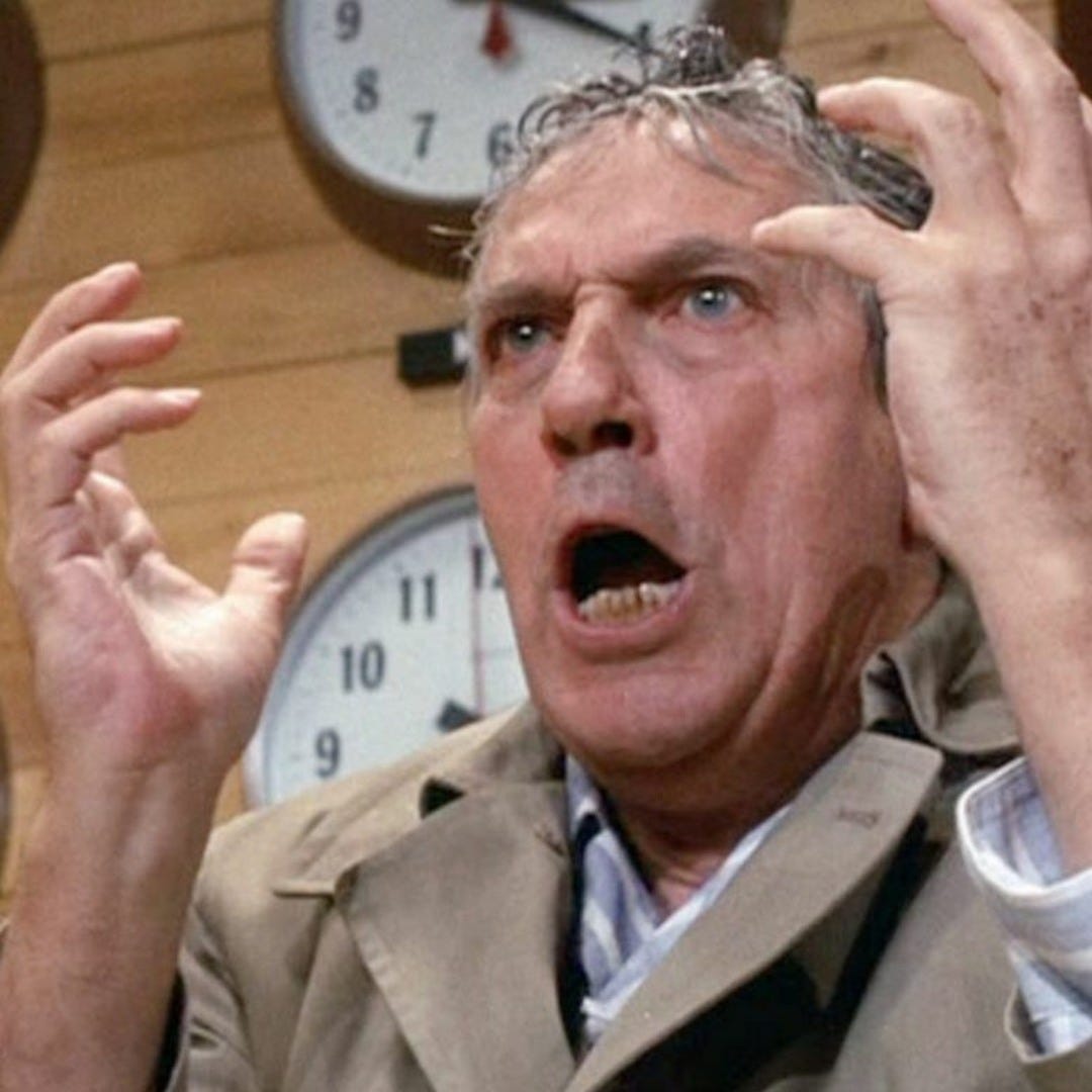 Stream I'm Mad As Hell and I'm not going to take it anymore Peter Finch  Monologue from Network by Big Daddy Voodoo | Listen online for free on  SoundCloud