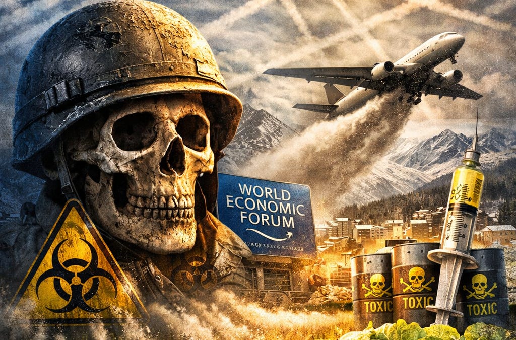 THE CONTRAIL LIE IS COLLAPSING: Davos Elites Caught Discussing Aerosol Injection