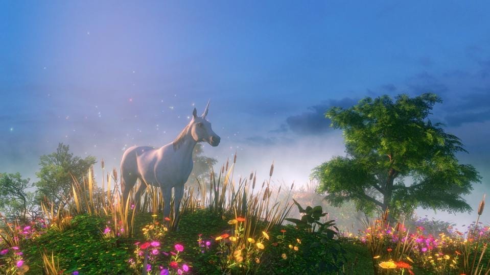 Unicorn in the wild