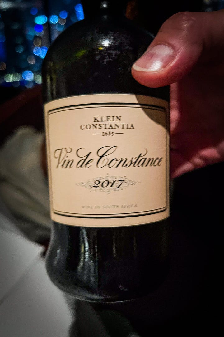 Klein Constantia, Vin de Constance (Natural Sweet) 2017, Row on 45