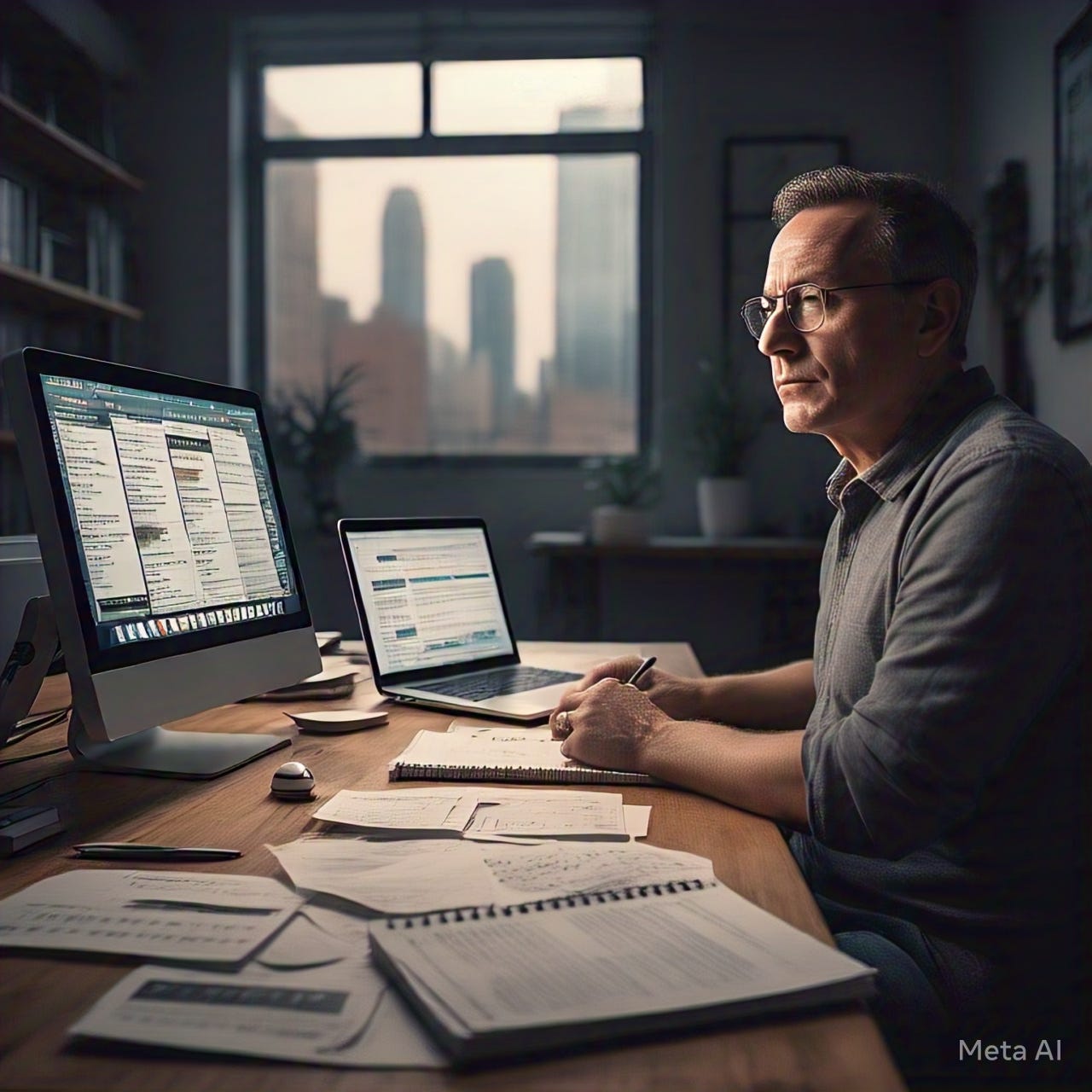 Image created using Meta AI. The prompt used to create the image is shared in the post