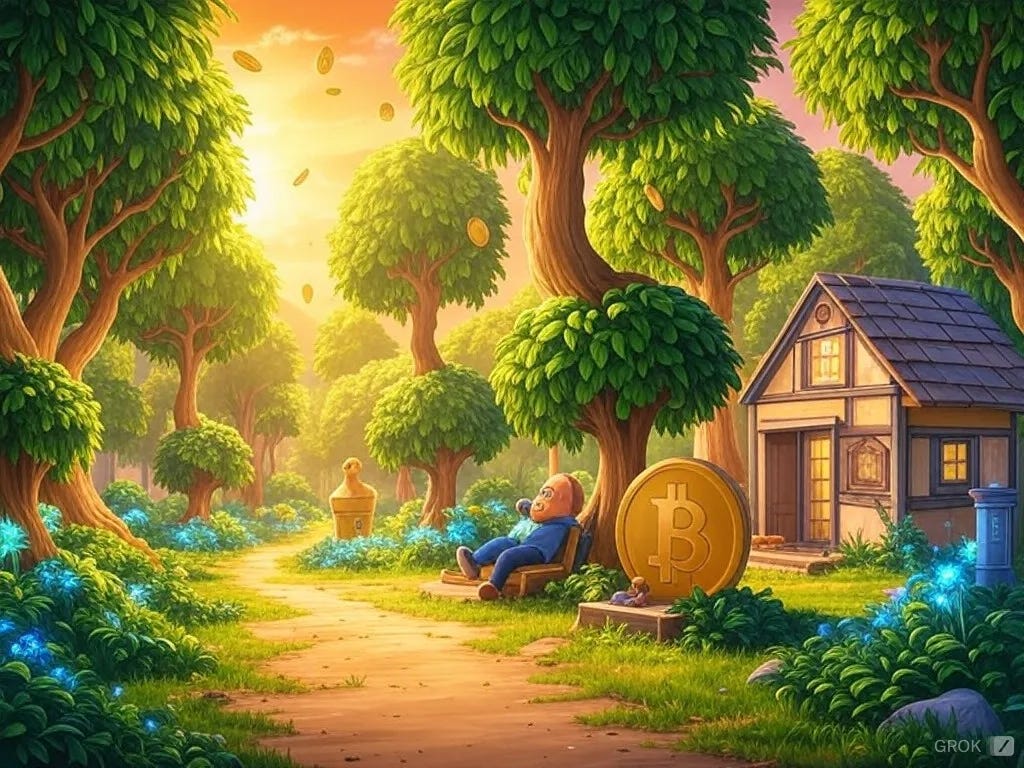 Person enjoying crypto passive income from Bitget staking in 2025