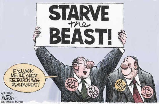 Starve The Beast is a GOP Myth Starve The Beast is a GOP Myth