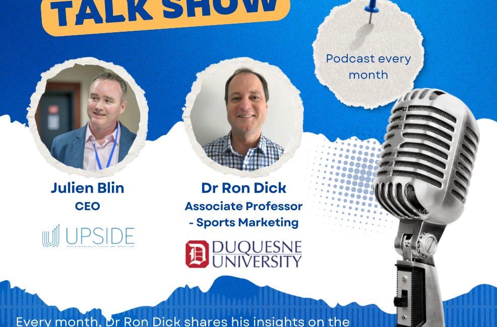 🔥Upside Chat: Dr Ron Dick, Duquesne University, Ex NBA/NCAA Exec on the NBA/NFL Draft, College Athletics, LIV, NHL/NBA Playoffs, MLB Season, 2026 Soccer World Cup. 