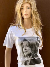 16. "MICHAEL JACKSON"  Vincent Gallo 2020 one-of-a-kind, hand made T-shirt