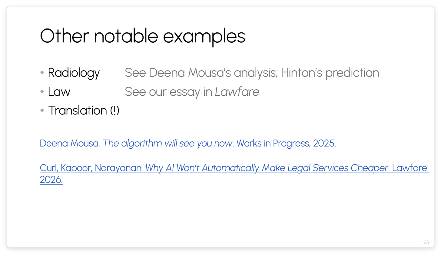 Other notable examples Other notable examples