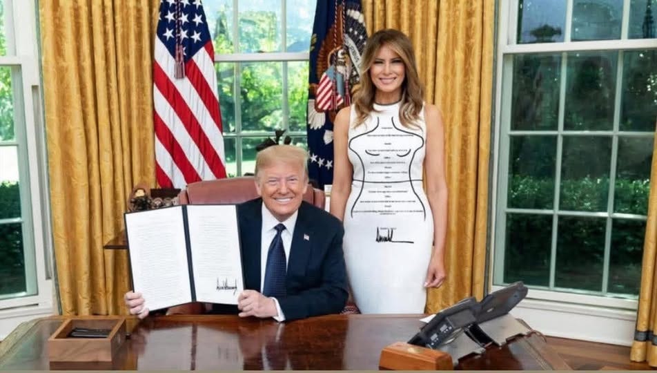 May be an image of 2 people and the Oval Office May be an image of 2 people and the Oval Office