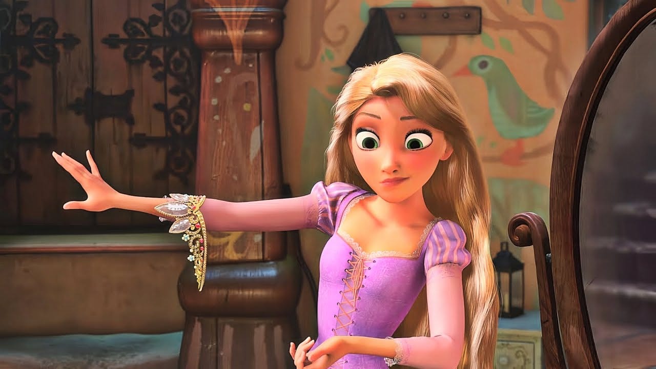 Tangled (2010) -​ How to wear Rapunzel's crown - YouTube