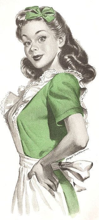 Pretty Eyelashes, 50s Housewife, Uh Huh, Retro Humor, Aprons Vintage, Arte Inspo