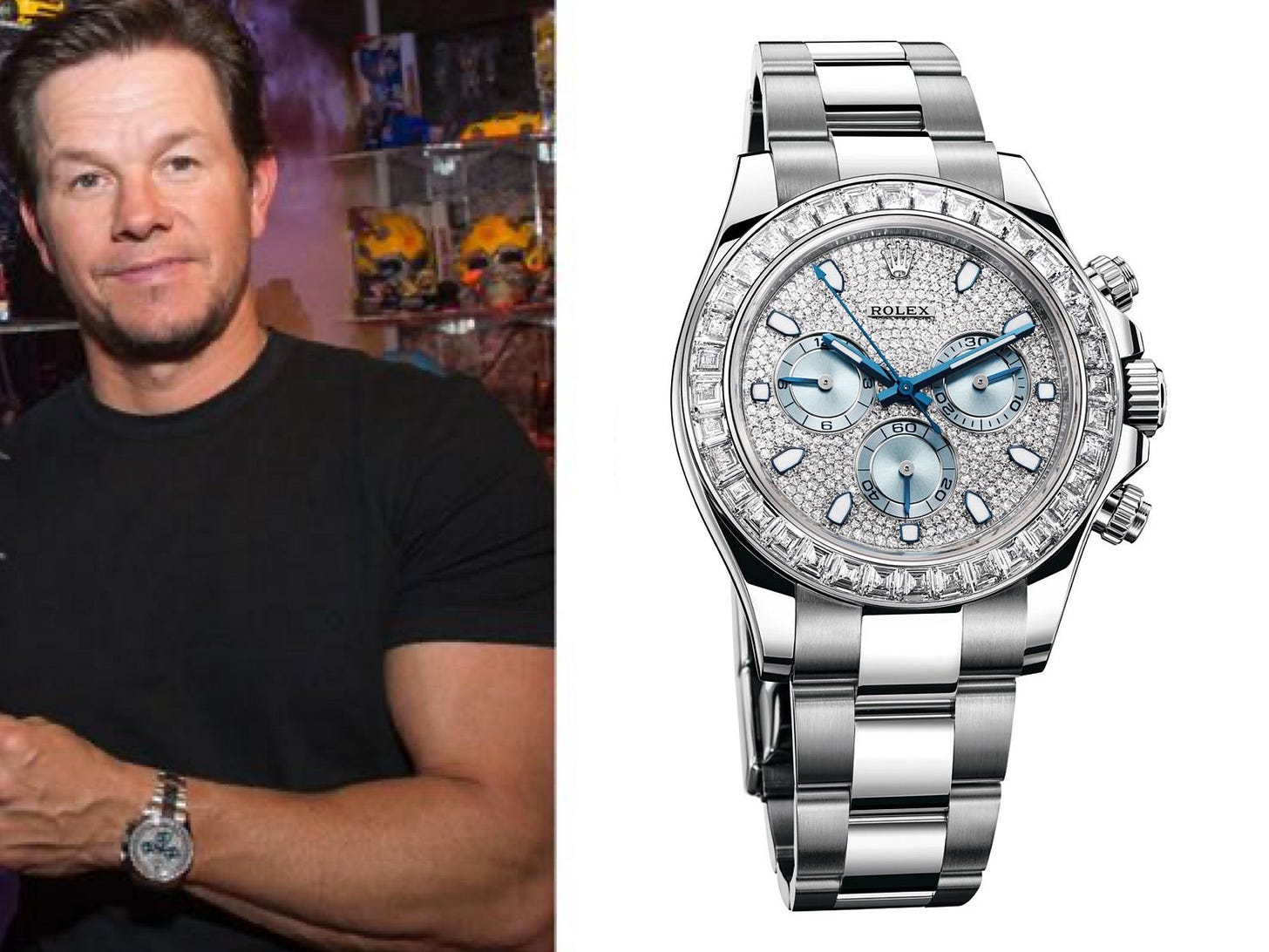 Mark Wahlberg’s Platinum Rolex Daytona 116576TBR