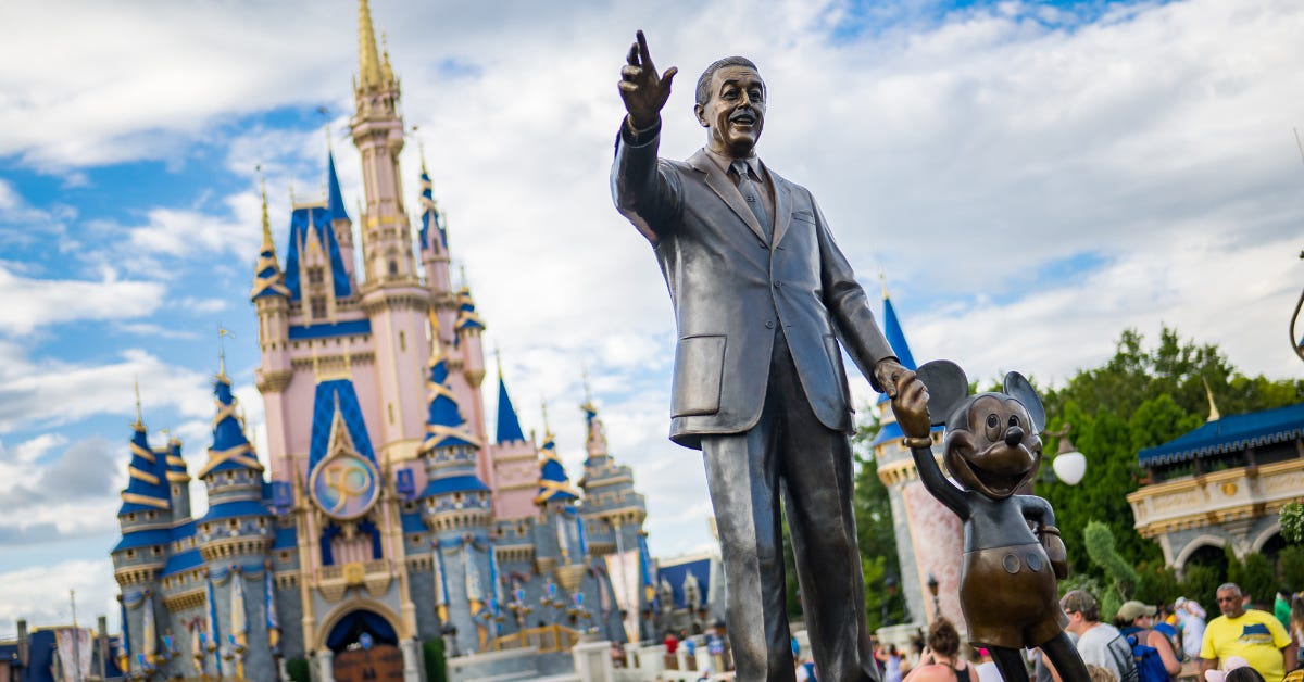 disney world payment plans, Walt Disney World Magic Kingdom Park, Main Street U.S.A. Partners Statue