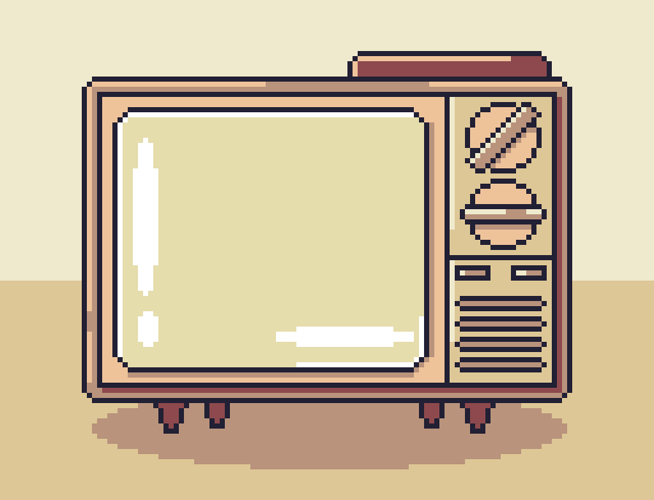 Free tv television televising illustration