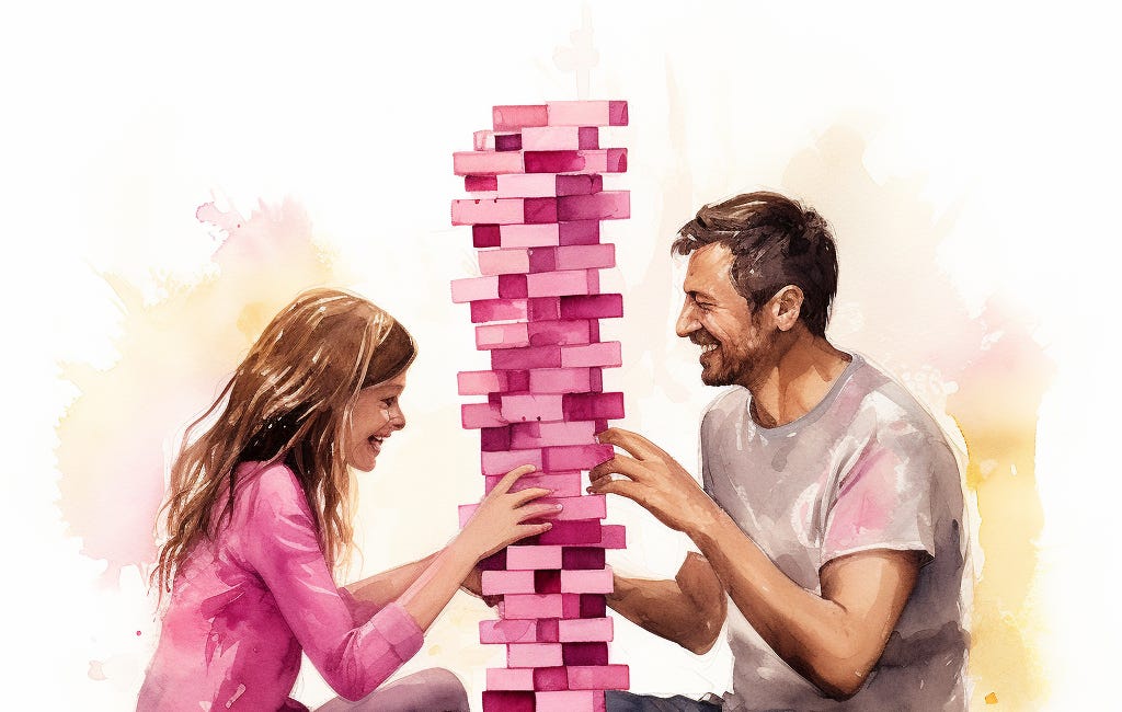 The Family Jenga Tower – Stages of Change