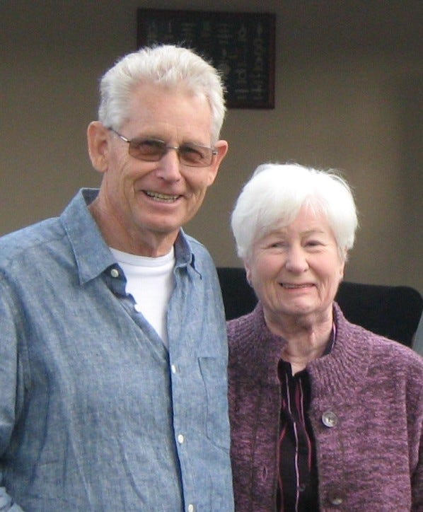 Ross Bindon & Noeline Parker with me
