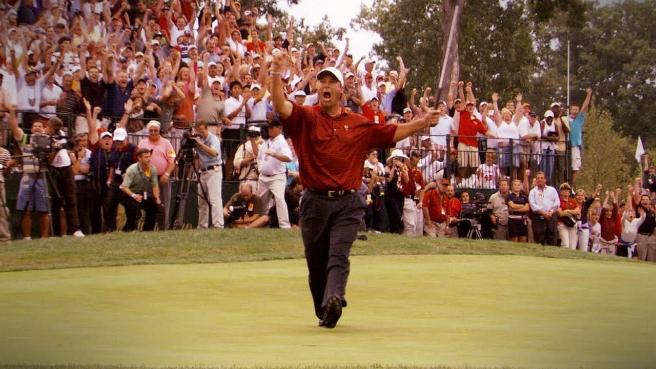 Presidents Cup Moments: Chris Dimarco claims win for U.S. in 2005 Presidents Cup Moments: Chris Dimarco claims win for U.S. in 2005