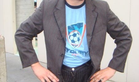 Body wearing a Sydney FC T-Shirt